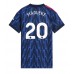Arsenal Noni Madueke #20 Bortedrakt Dame 2025-26 Korte ermer